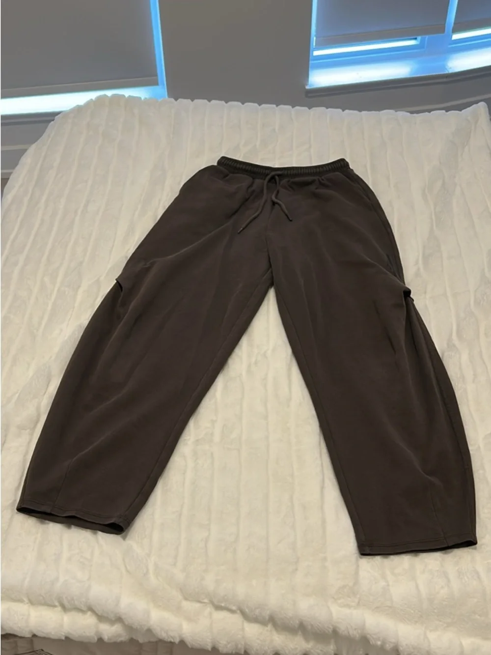 Women’s Brown Drawstring Pants - Picture 3 of 3